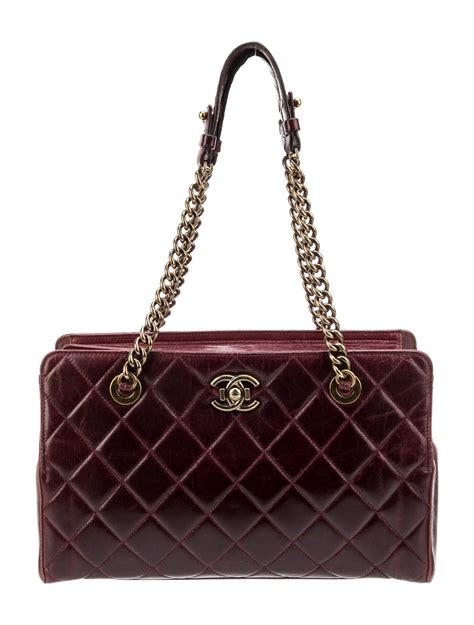 chanel perfect edge burgundy|Chanel Perfect Edge Tote .